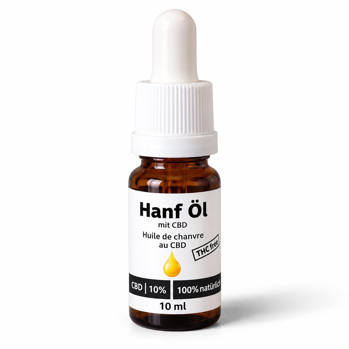 Hanföl mit CBD Breit Spektrum - THC FREE
