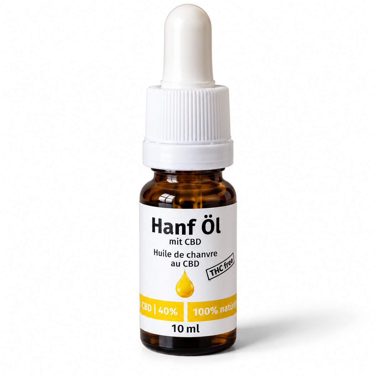 Hanföl mit CBD Breit Spektrum - THC FREE