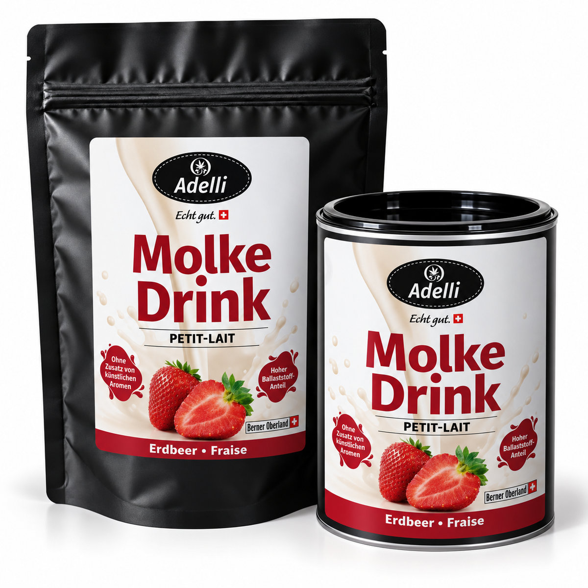 Molke Drink Erdbeer